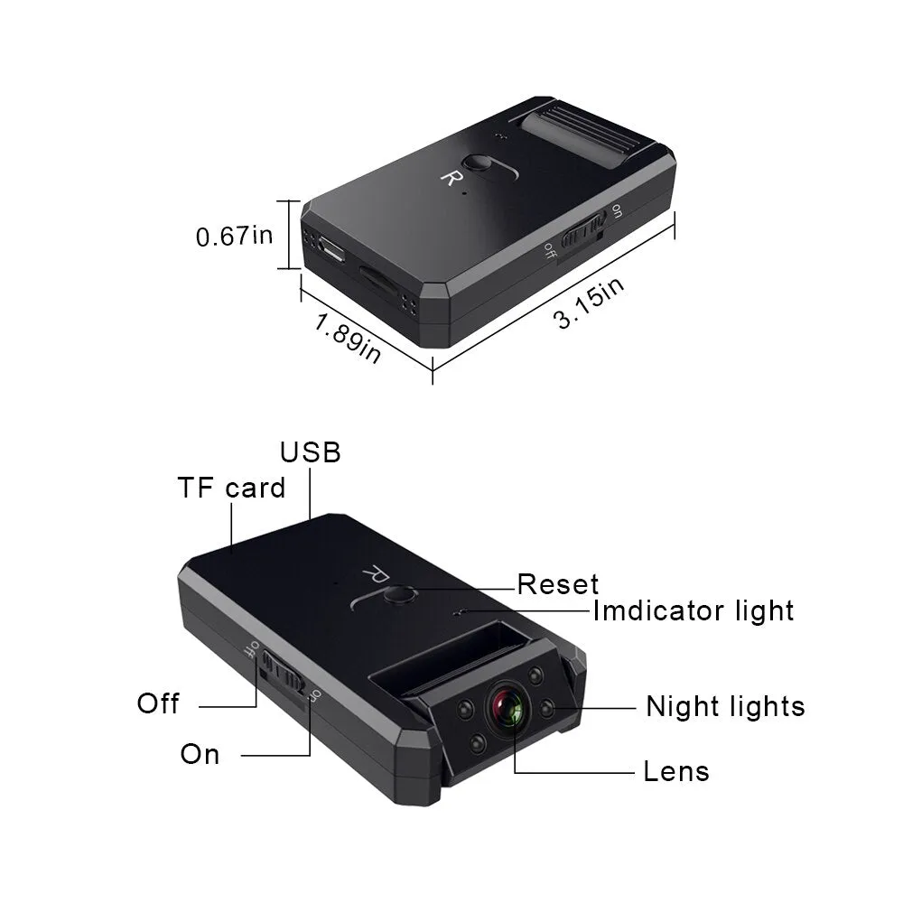 4K Mini Camera WiFi  Smart Wireless Camcorder