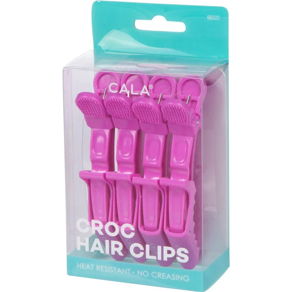 Cala Croc Hair Clips | Lavender (4Pk)